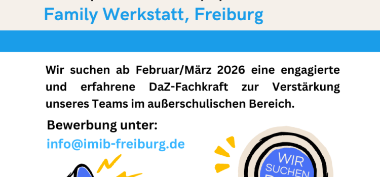 Neues Jahr, neue Chance – wir stellen ein!